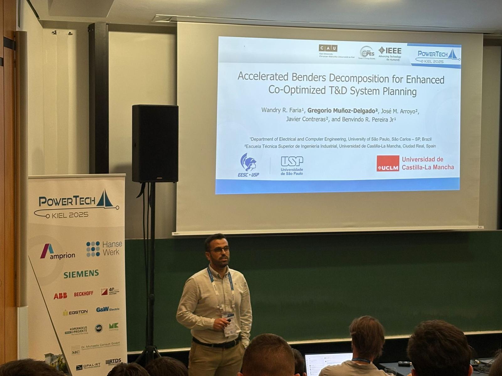 PEARL Team Participates in IEEE PowerTech 2025 in Kiel, with Gregorio Muñoz-Delgado Presenting a Paper